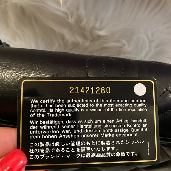 Chanel Black Flap with Snap Closure - Picture 8 of 9